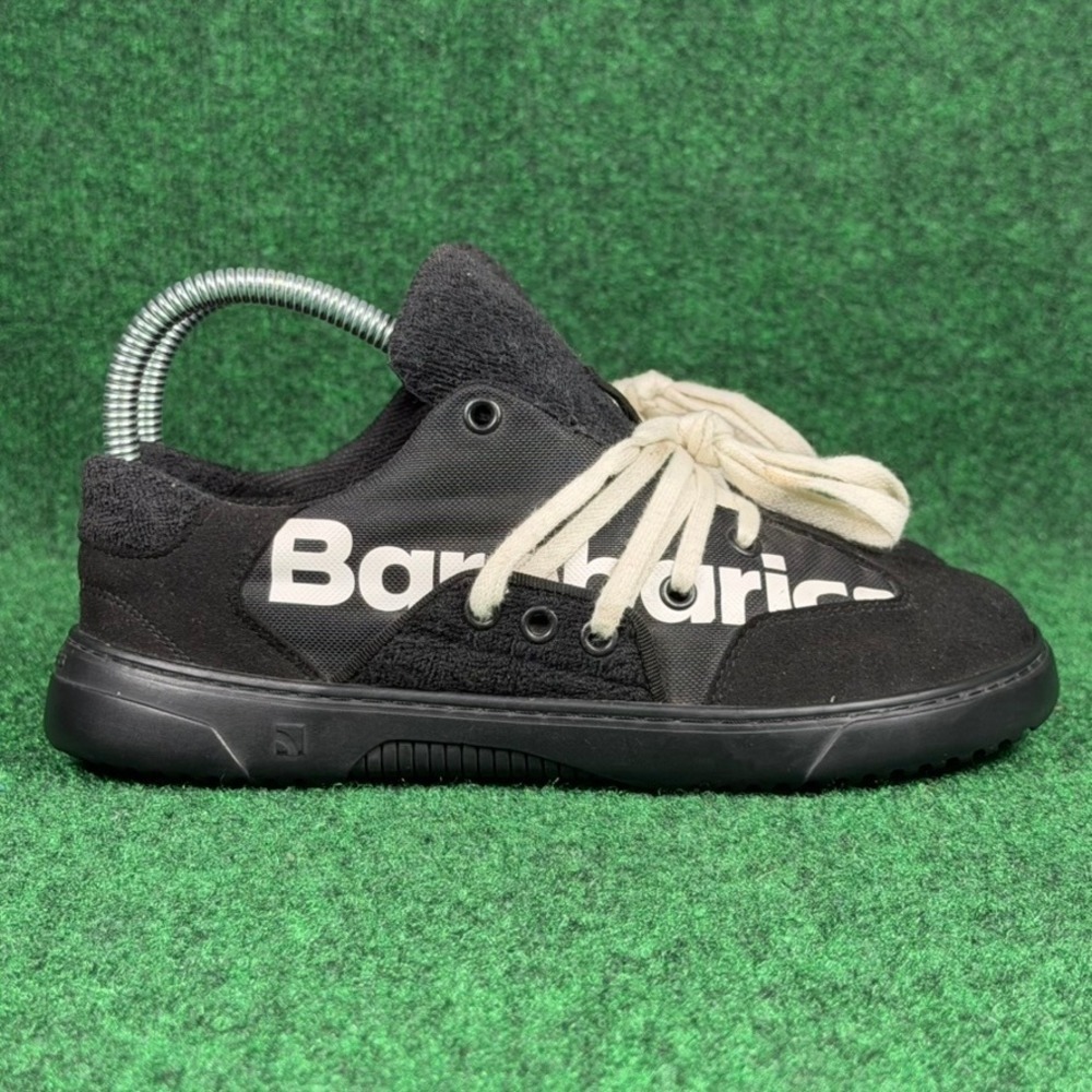 Barebarics Barefoot Sneakers Womens 5 Black White Low Top Athletic‎ Shoes EU 36 - Picture 2 of 9